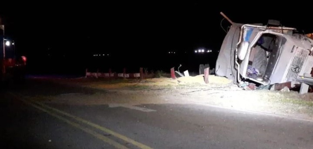 Accidente en el paso a nivel de ruta 67