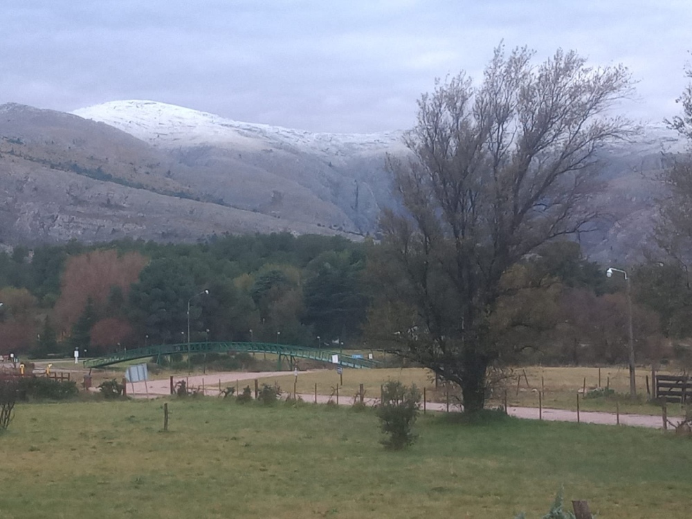 Nieve en Sierra de la Ventana