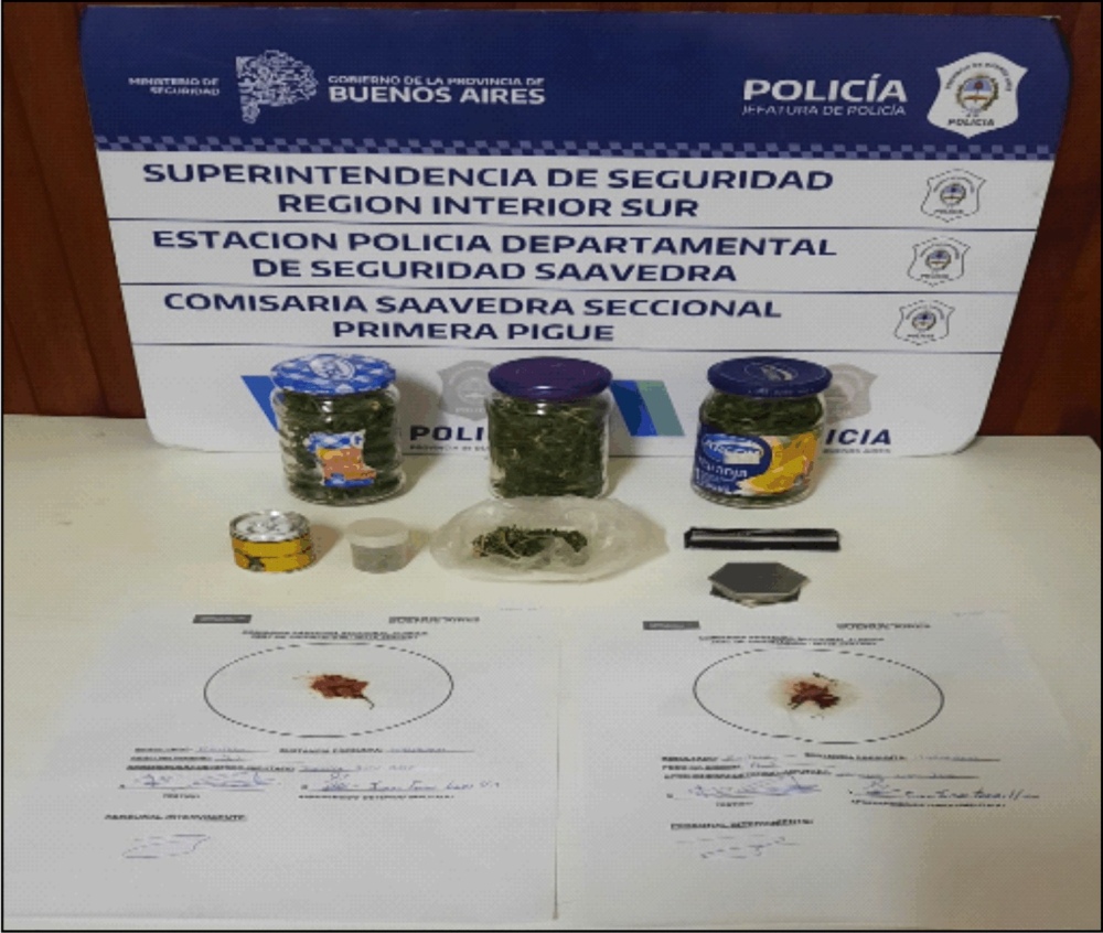 Infraccionados por llevar marihuana