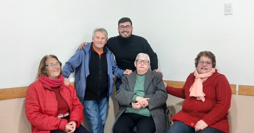 Matías Nebot acompaño al Centro de Jubilados de Saavedra