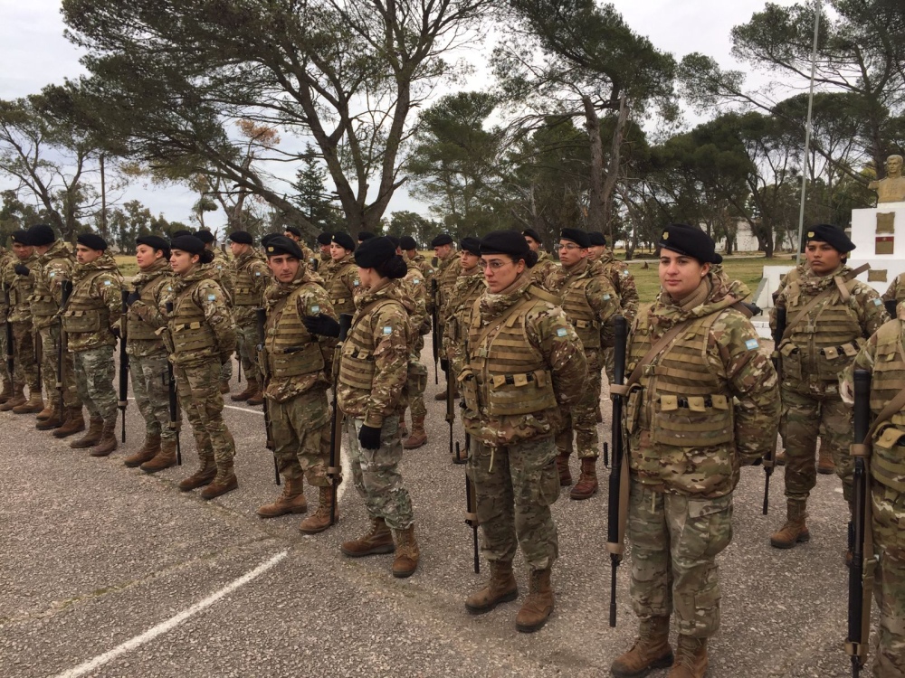 Jura de la Bandera en la Guarnición Militar