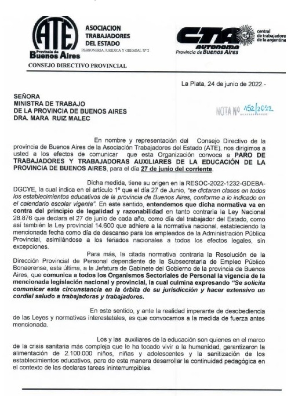 Lunes: Las clases del turno mañana en las escuelas están garantizadas