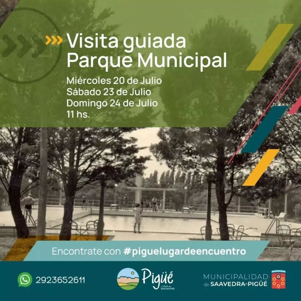 Vacaciones en Pigüé: actividades para hoy y mañana