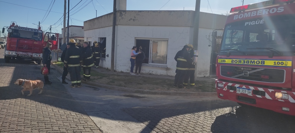 Incendio en una vivienda