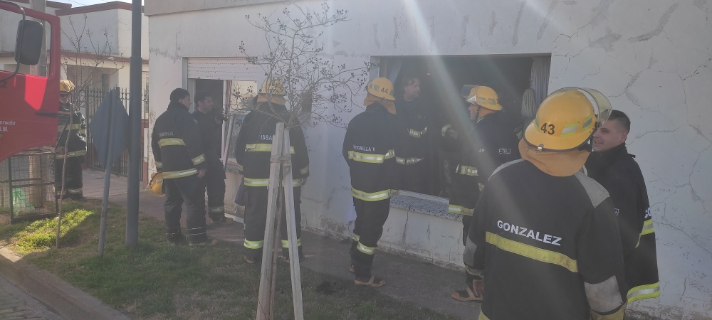 Incendio en una vivienda