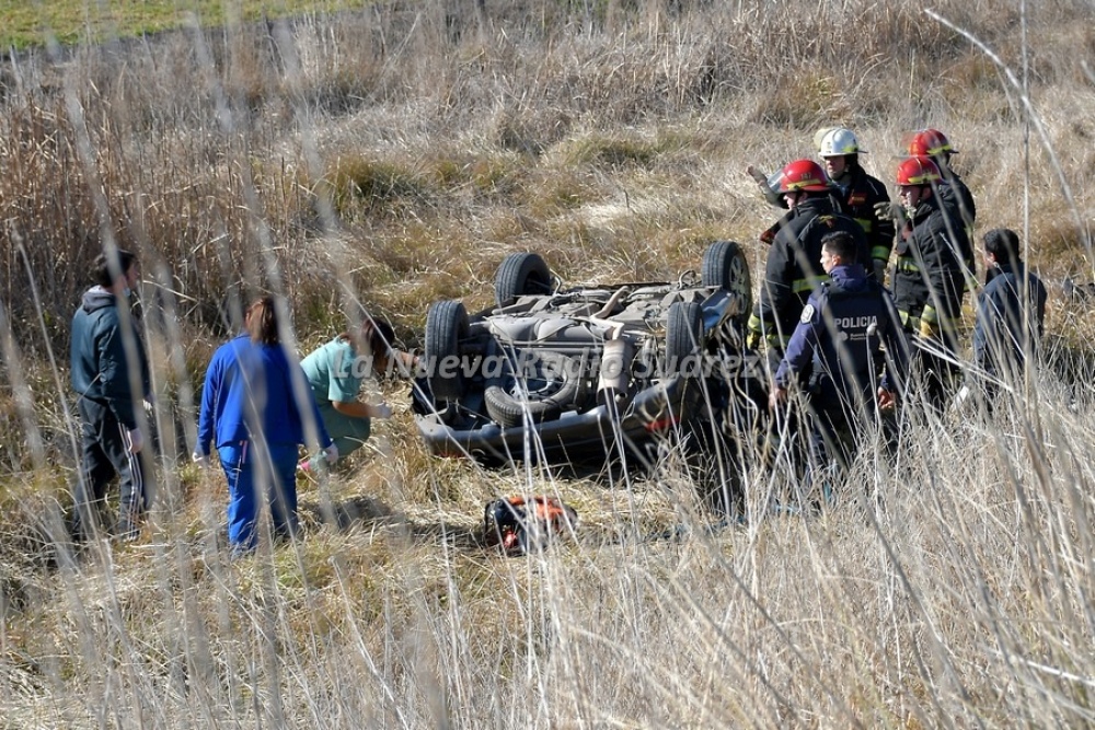 Una pigüense falleció en gravísimo vuelco en la ruta 85