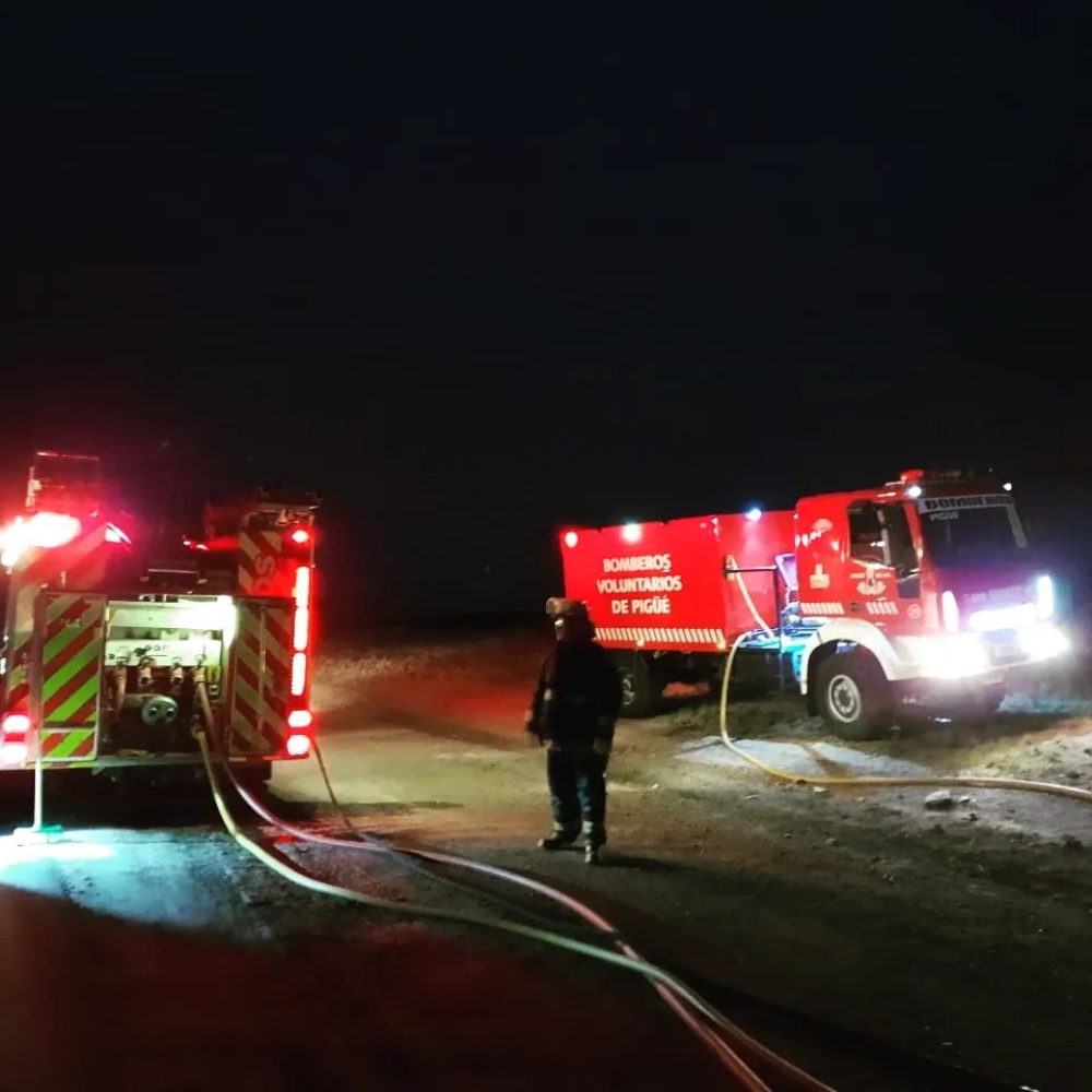 Incendio de un camión