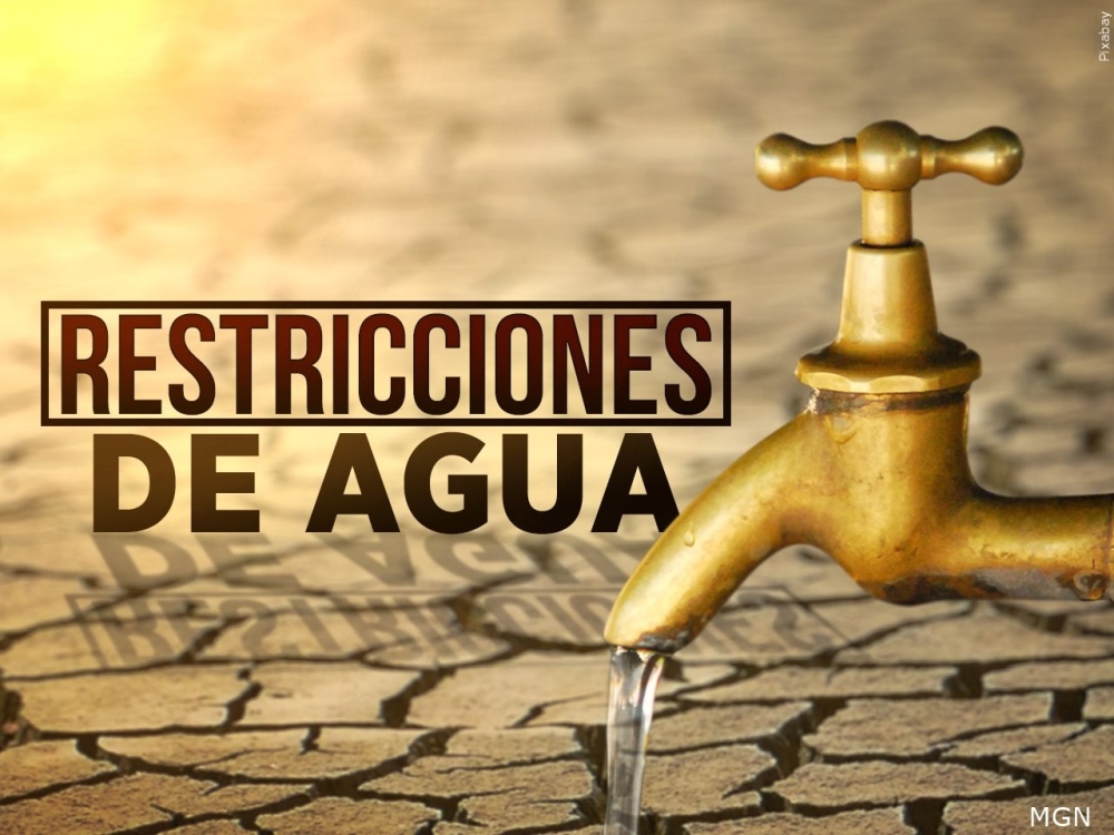 RESTRINGIR EL USO DEL AGUA