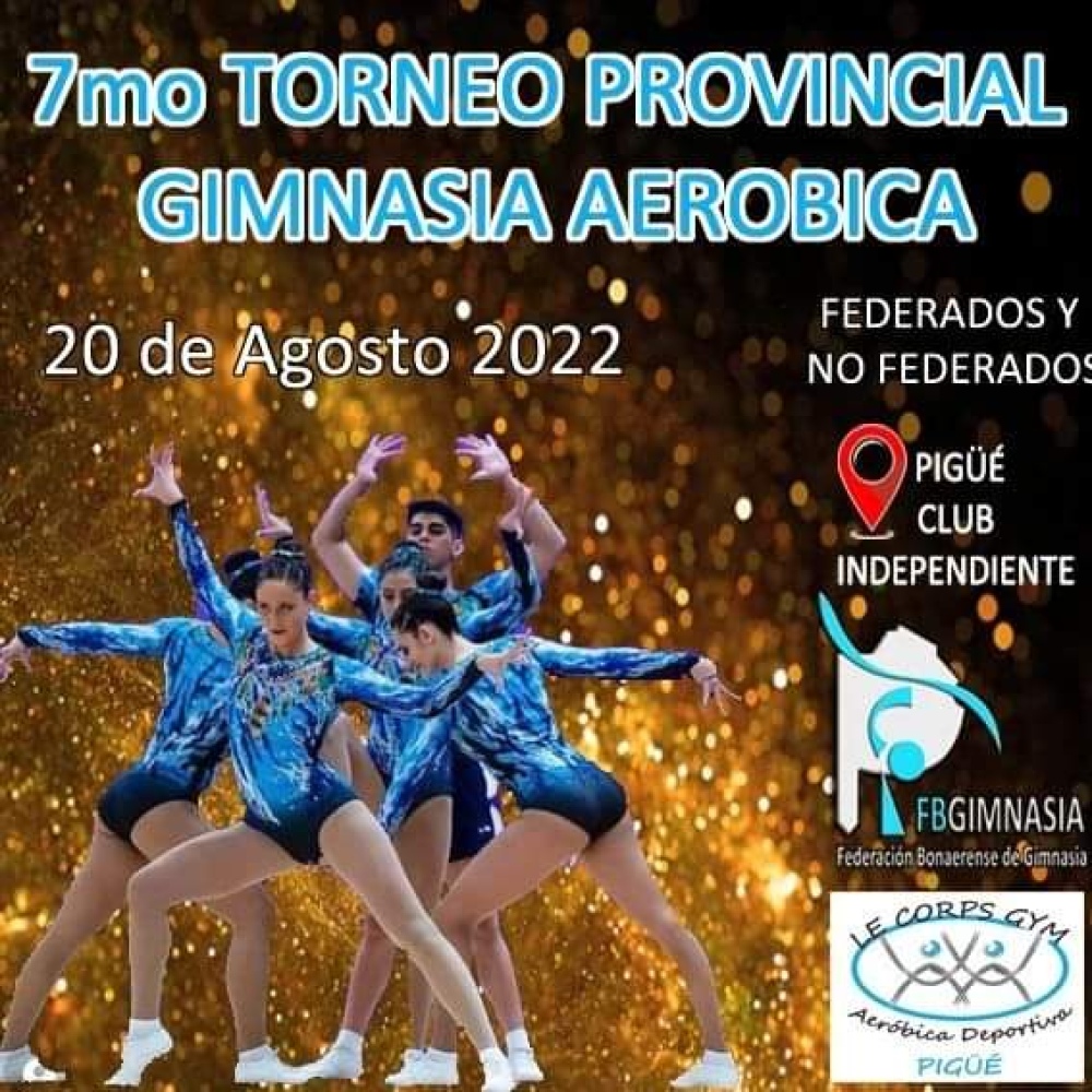 Provincial de gimnasia aeróbica en Pigüé