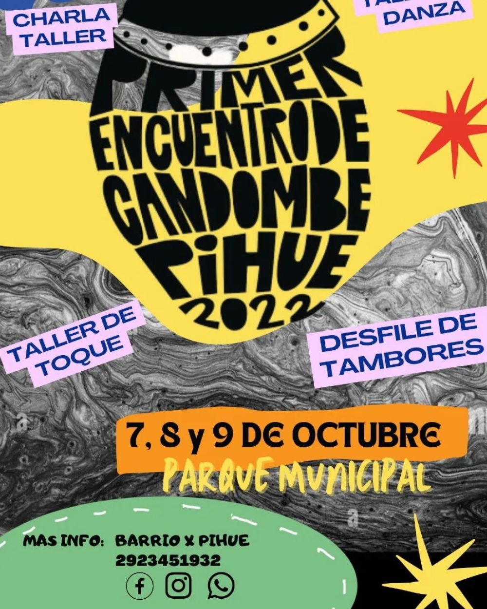 Gran expectativa por el 1er. Encuentro de Candombe en Pigüé