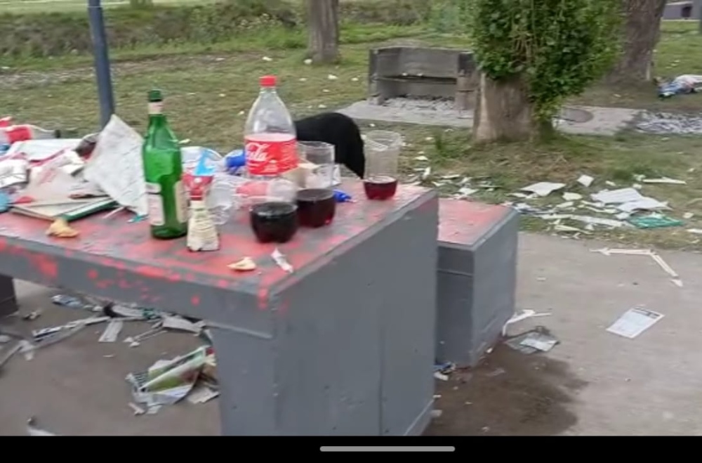 La previa del fútbol en el parque