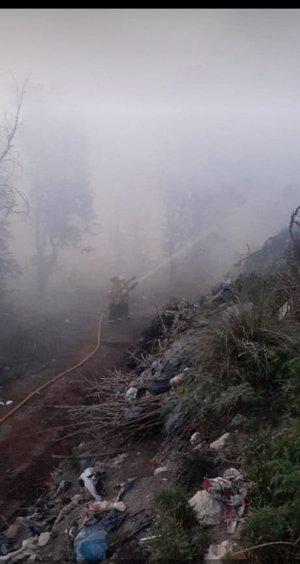 Incendio en la planta de reciclados Pago Limpio