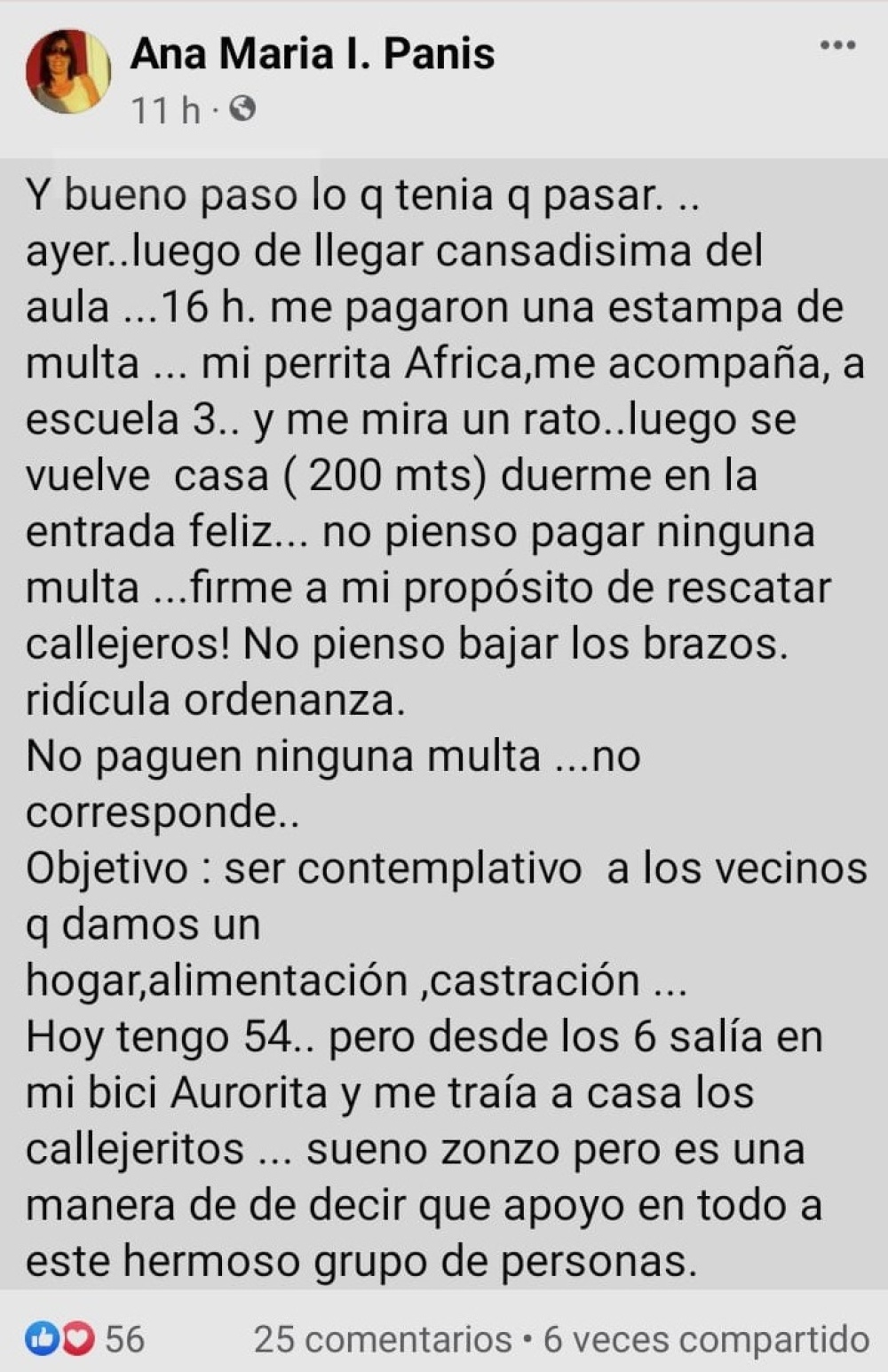 Quejas por la captura de perros que tienen dueño