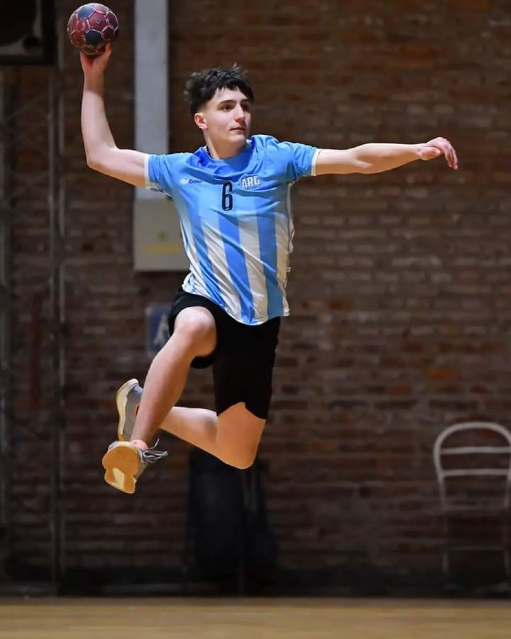 Nicolás Gisler en la selección argentina de hándball