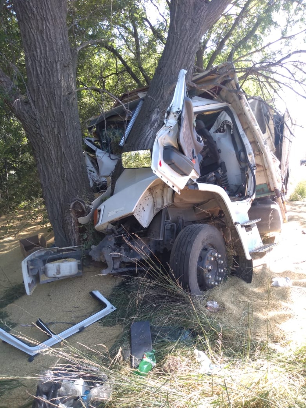 Identificaron al camionero que se accidentó en la ruta 67