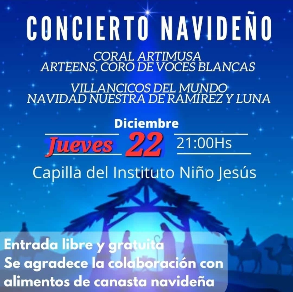 Concierto Navideño en la capilla del Niño Jesús