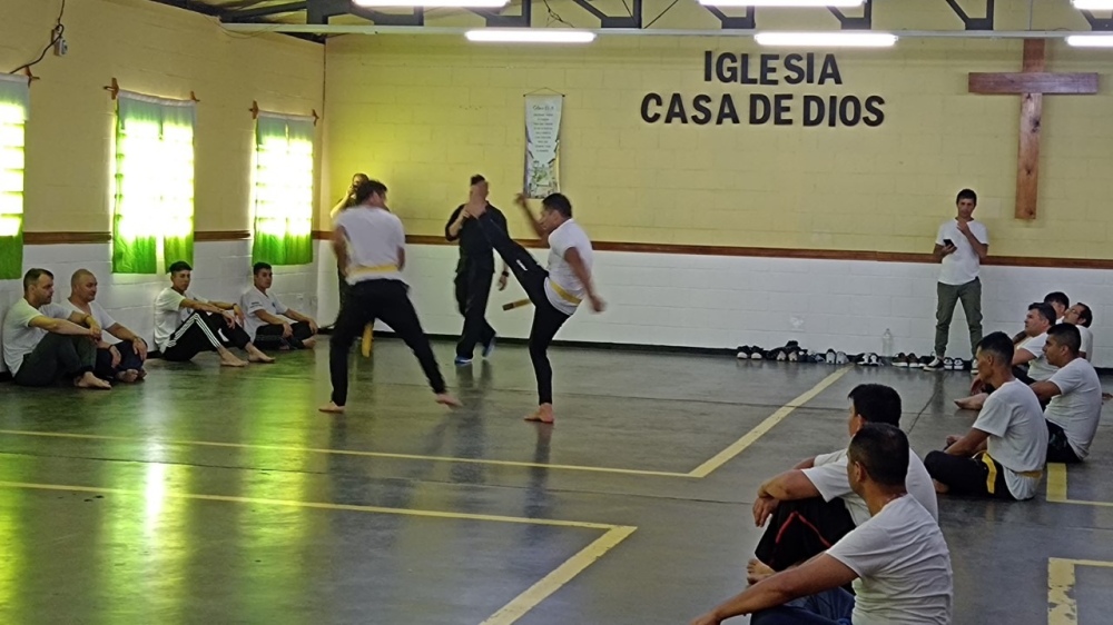 Muestra Anual de Artes Marciales en Unidad Penitenciaria Nº19