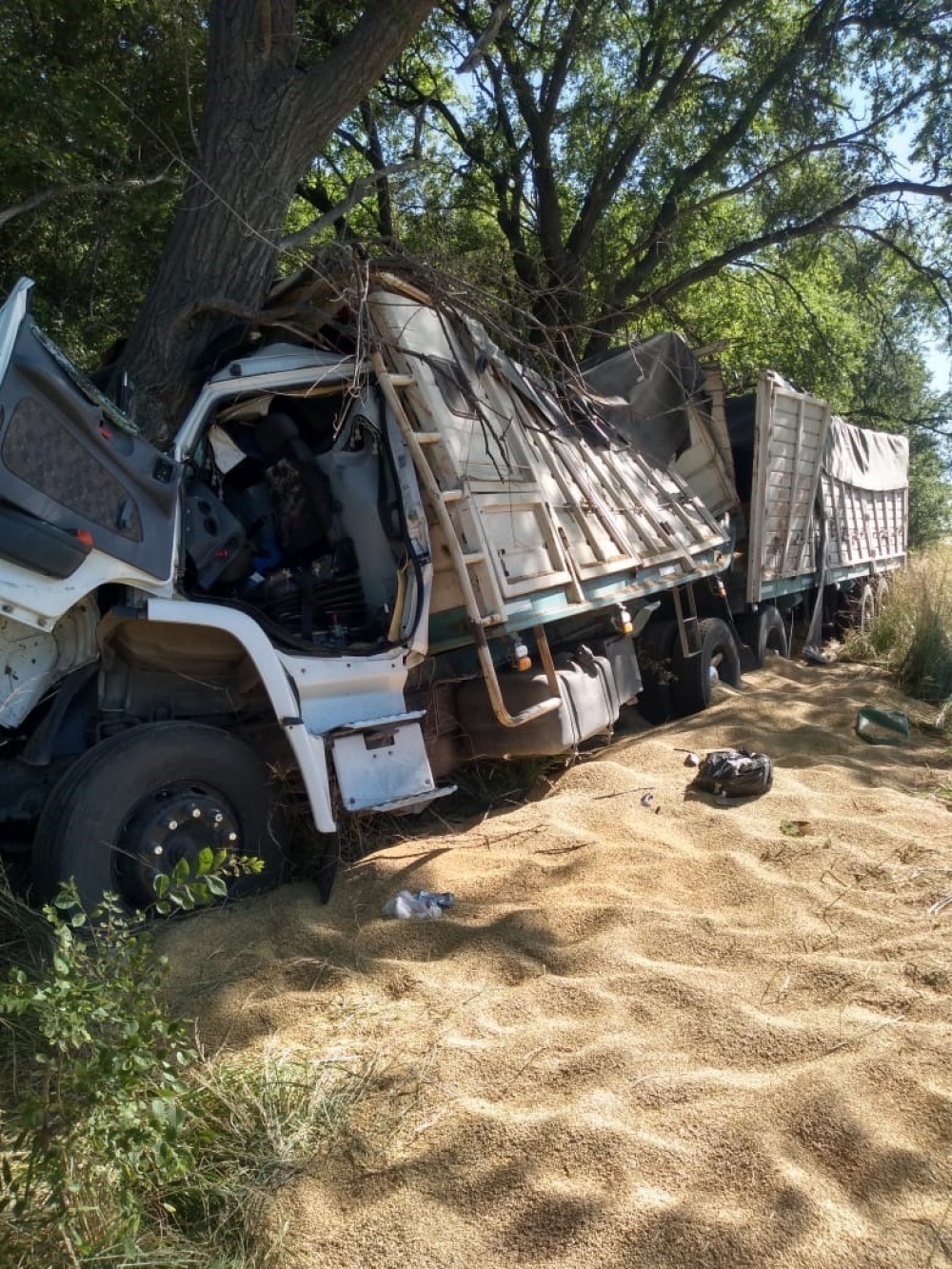 Identificaron al camionero que se accidentó en la ruta 67