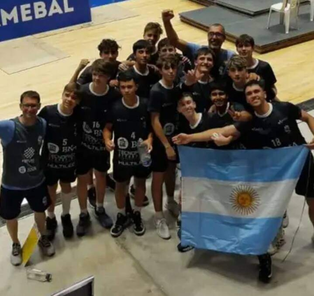 Nicolás Gisler, el pibe del CEF que está en la selección argentina de handball