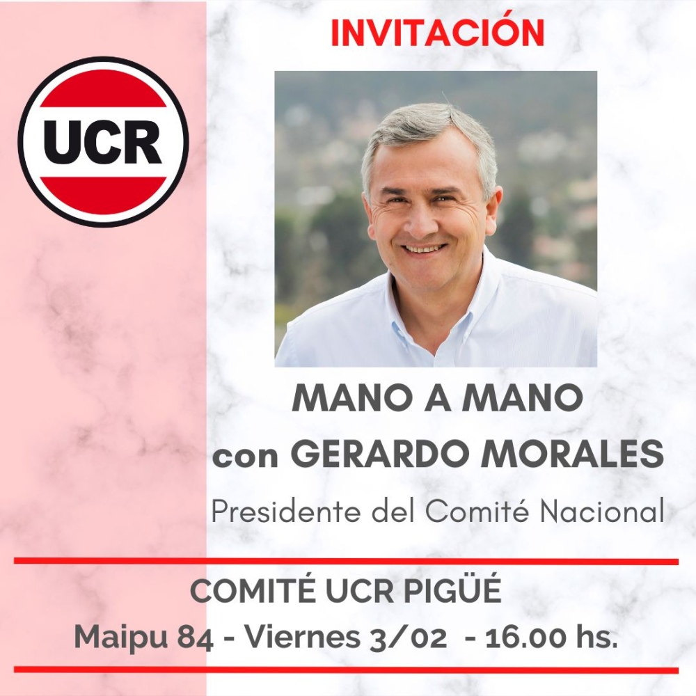 El gobernador de Jujuy, Gerardo Morales visitará Pigüé