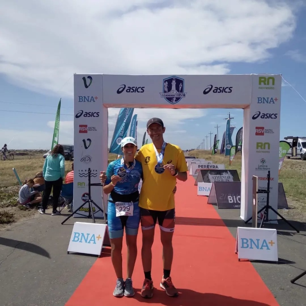 Pigüenses presentes en el Triatlon de El Condor