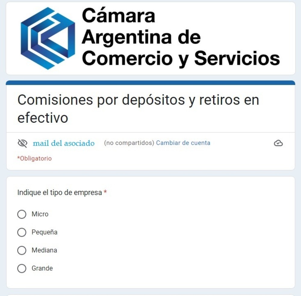 Encuesta para el comercio