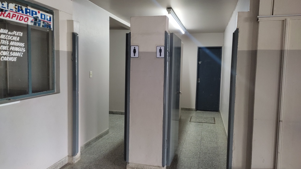 Nuevos baños para la terminal de ómnibus