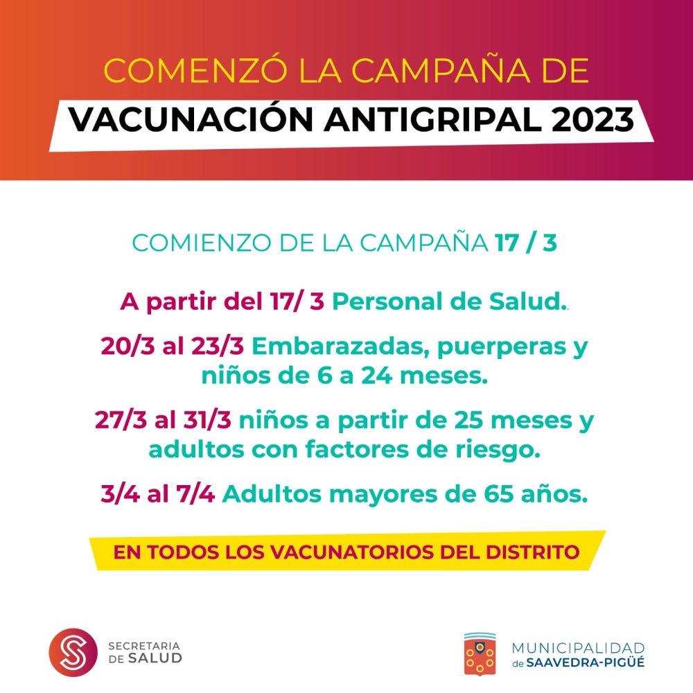 Campaña de vacunación antigripal