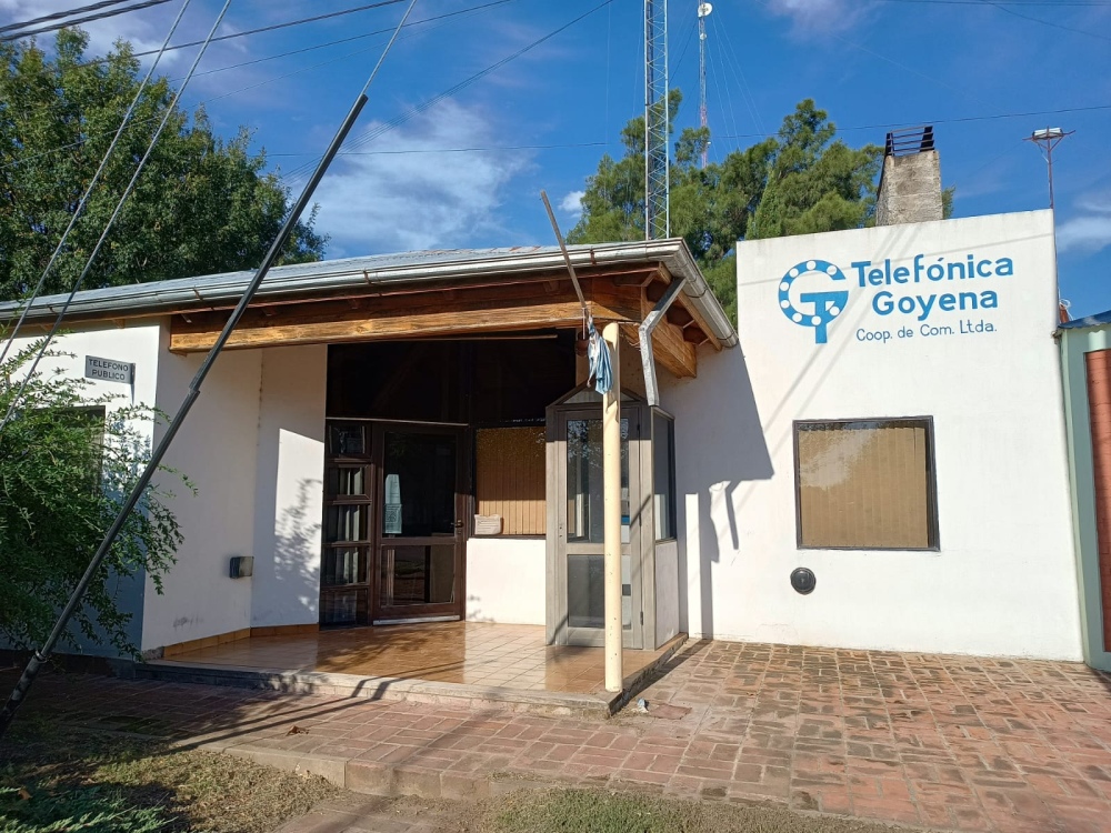 Goyena: La cooperativa eléctrica se hizo cargo de la telefonía fija