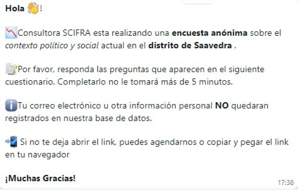 ¿A quiénes miden como candidatos políticos en el distrito?