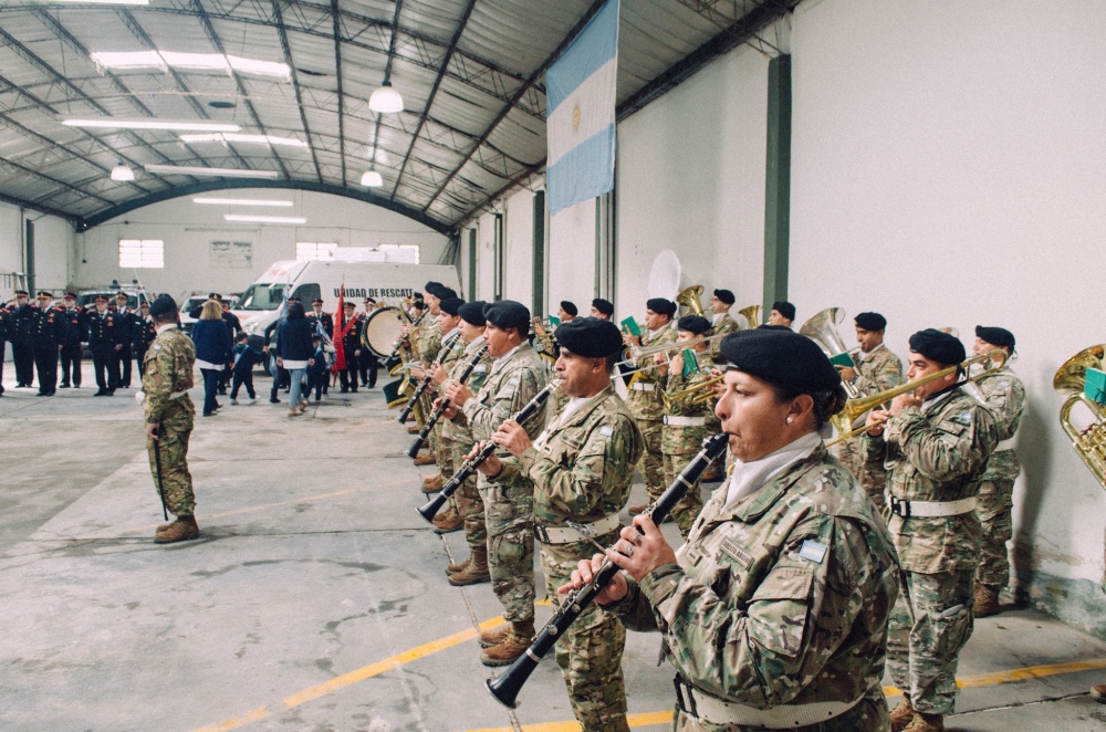 Acto por el día del bombero voluntario