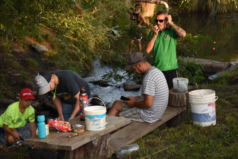 Se realizó el 2º Concurso de Pesca en el arroyo Pigüé