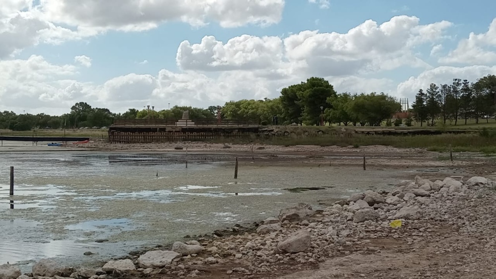 Preocupa la baja de la laguna de Puan