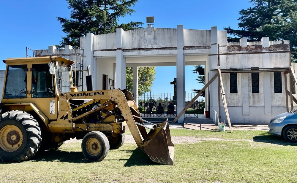 Obras en el Cementerio Municipal de Arroyo Corto