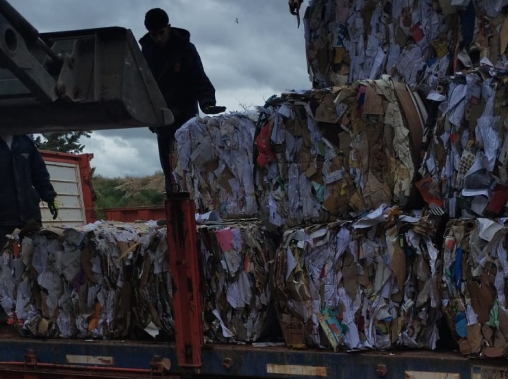 Carga y venta de residuos reciclables