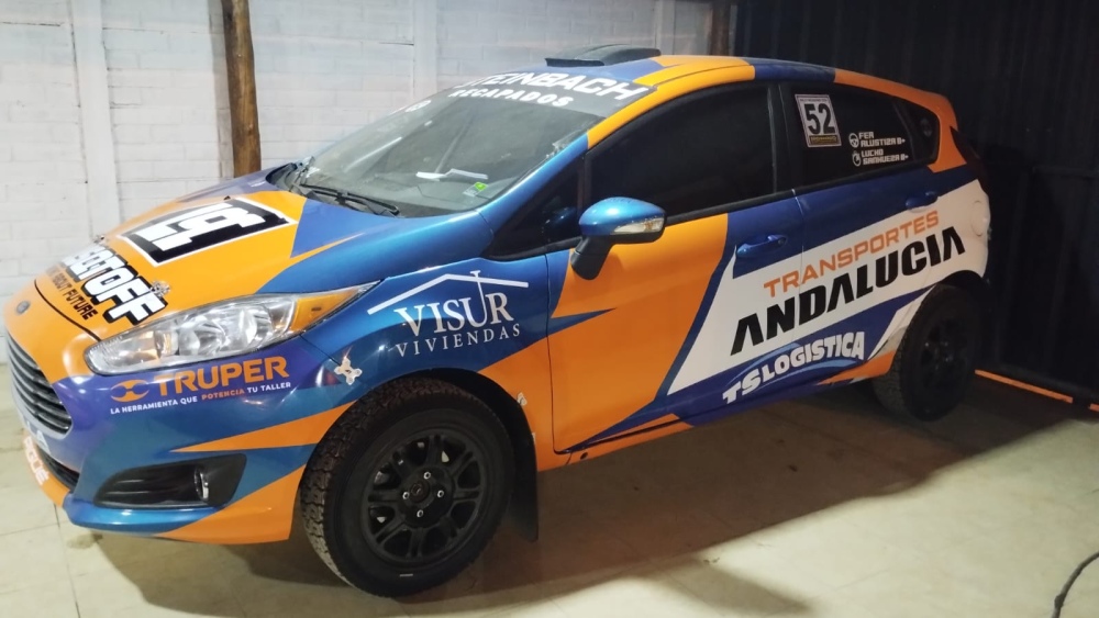 El pigüense Fernando Alustiza presente en la segunda fecha del Rally Neuquino