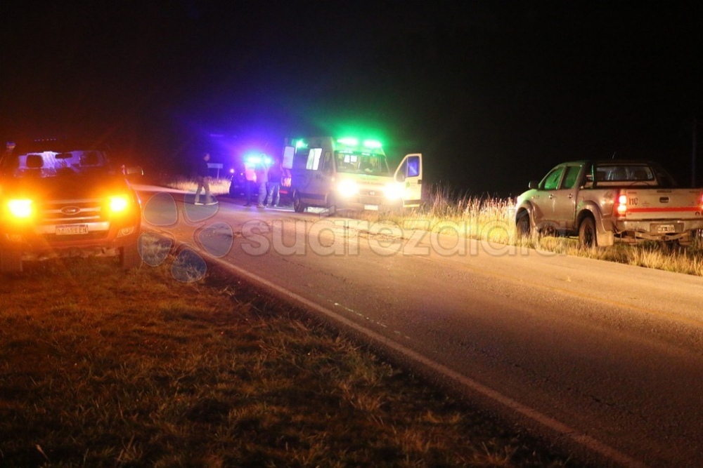 Un camión chocó contra un carpincho en el Puente de Crocci y volcó