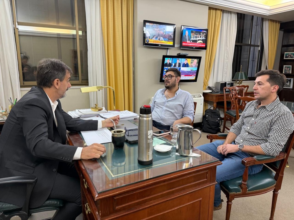 Nebot y Martín se reunieron con autoridades del Banco Provincia por herramientas financieras para el municipio