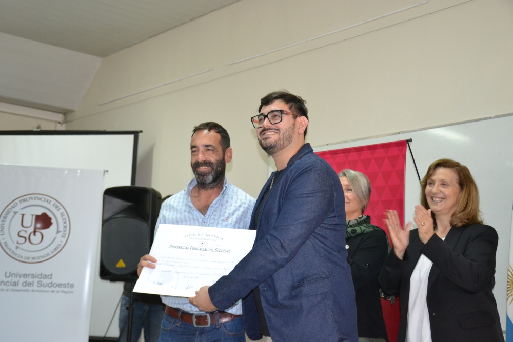 Acto de Colación de Grado en la Sede Pigüé de la UPSO