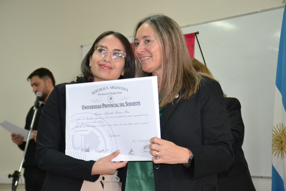 Acto de Colación de Grado en la Sede Pigüé de la UPSO