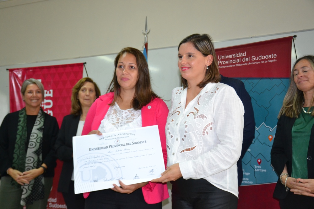 Acto de Colación de Grado en la Sede Pigüé de la UPSO