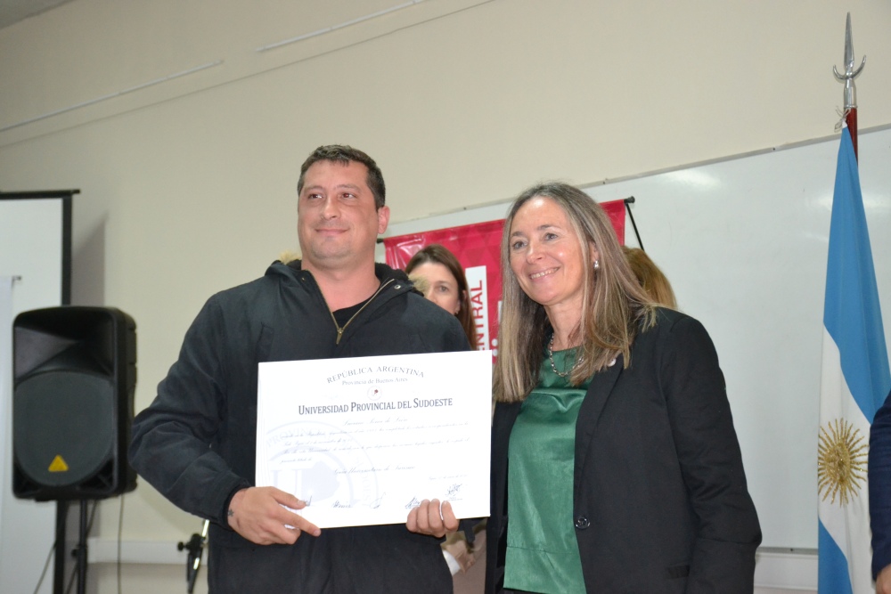 Acto de Colación de Grado en la Sede Pigüé de la UPSO