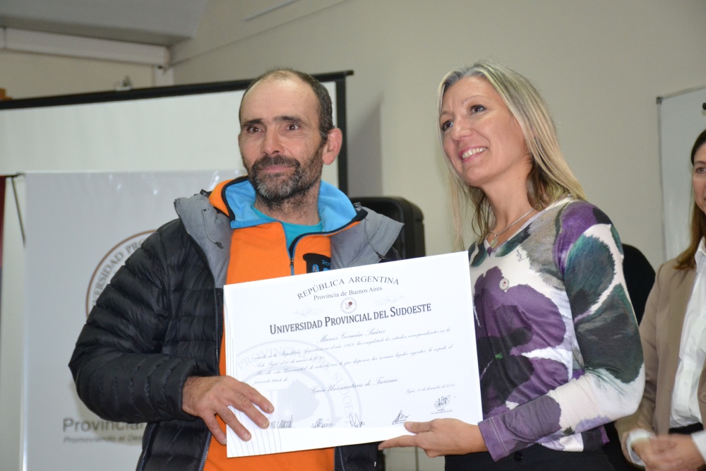 Acto de Colación de Grado en la Sede Pigüé de la UPSO