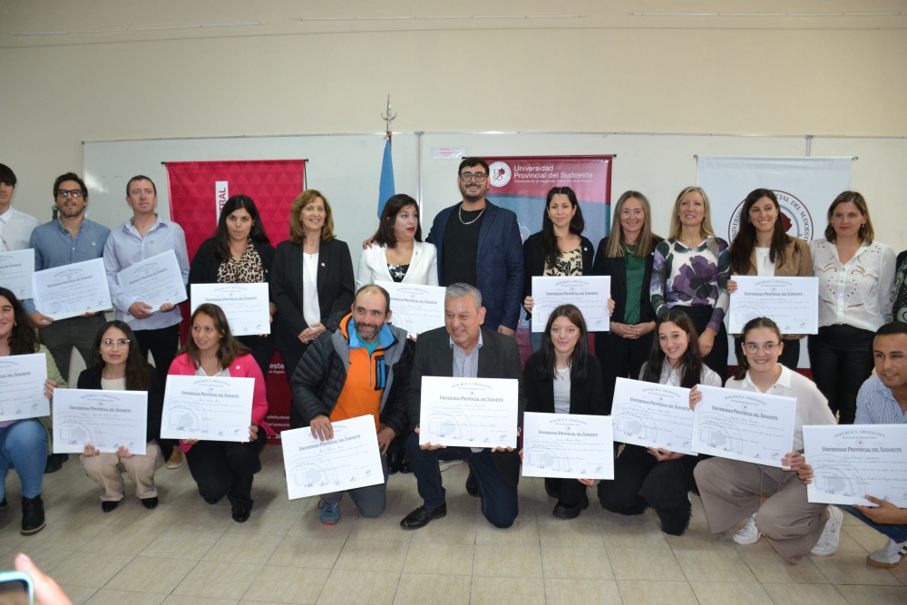 Acto de Colación de Grado en la Sede Pigüé de la UPSO