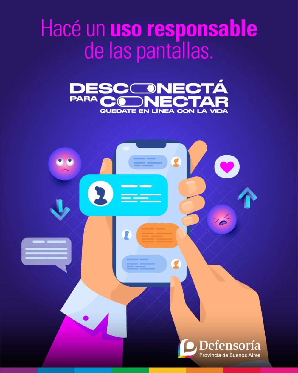 Tiempo en pantalla: Casi el 40% usa el teléfono más de seis horas por día