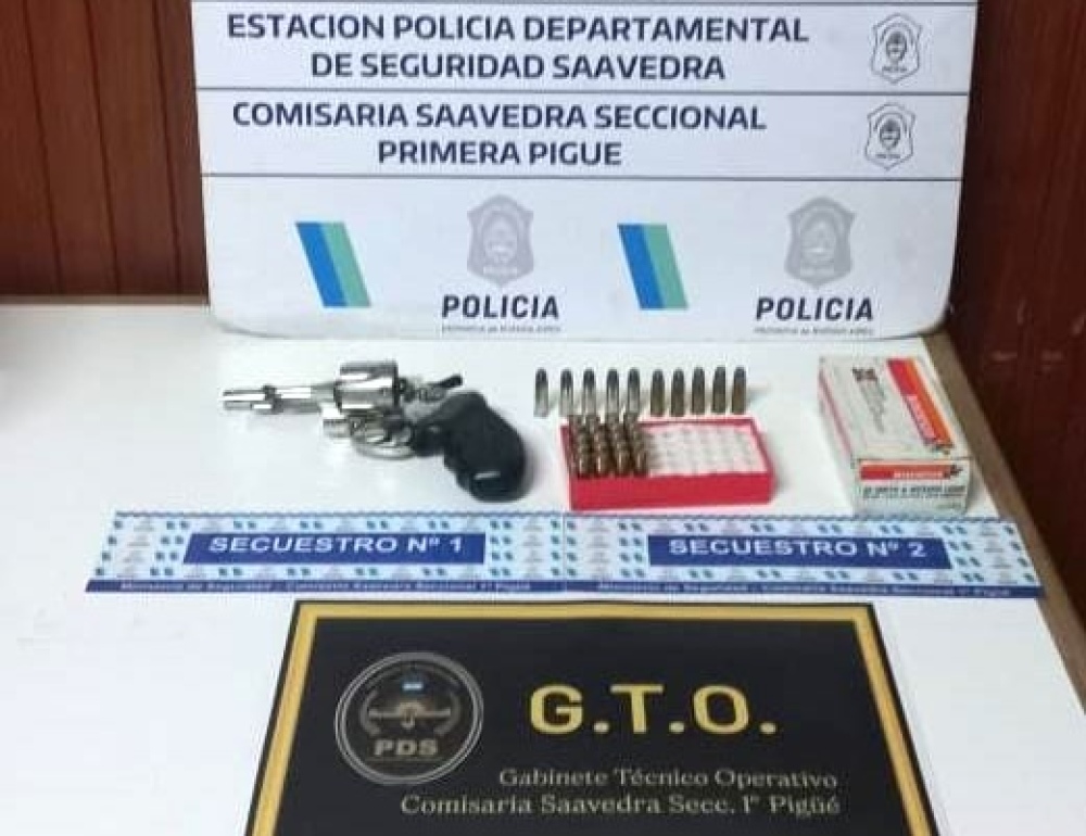 Allanamiento por amenazas agravadas: secuestran un arma de fuego y municiones