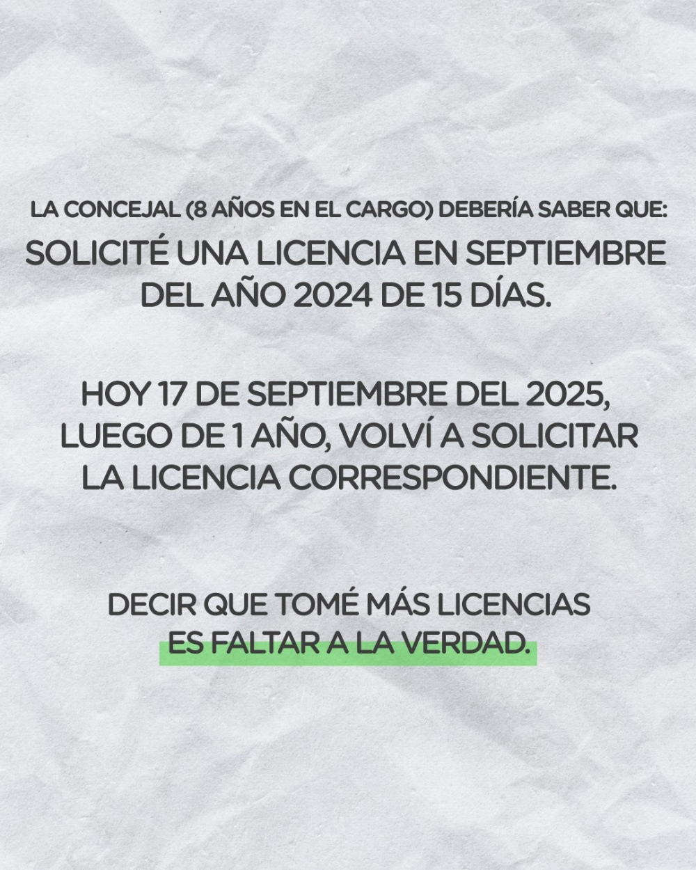 Nebot desmintió a Casabone y respondió a través de sus redes sociales