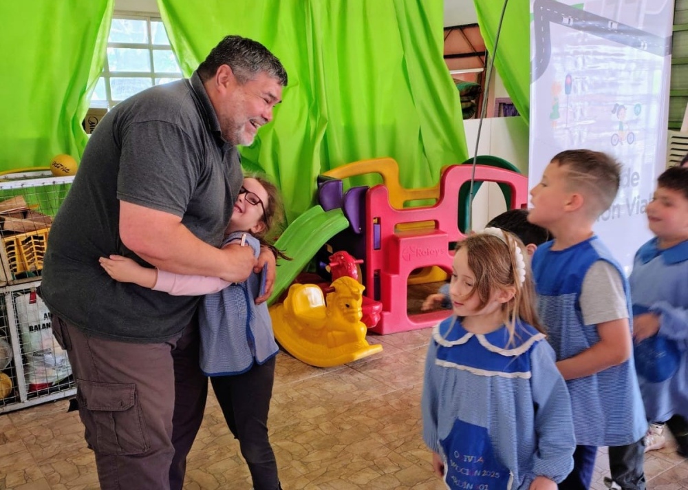 Jornada de concientización vial y ambiental en el Jardín Nº 901 de Pigüé