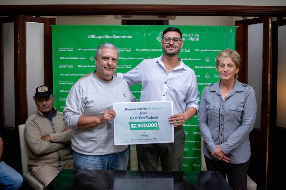 El Municipio entregó aportes del Programa Fortalecimiento a clubes del distrito