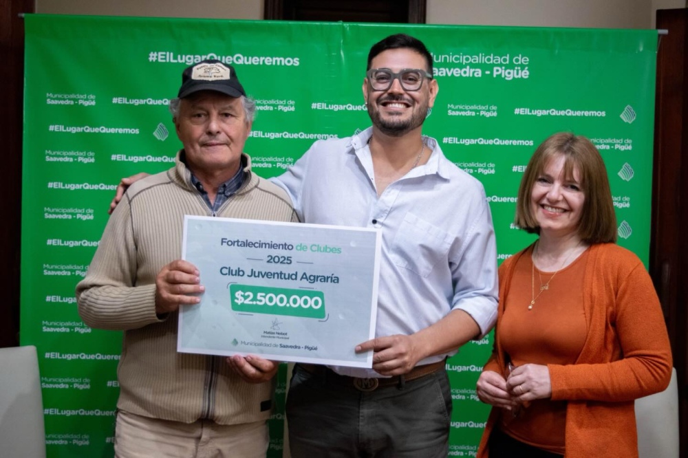 El Municipio entregó aportes del Programa Fortalecimiento a clubes del distrito